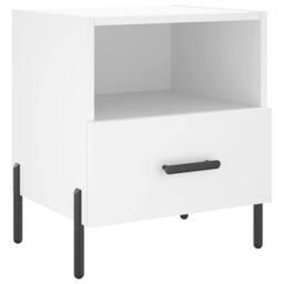 Berkfield Home Bedside Cabinets 2 pcs White 40x35x47.5 cm Engineered Wood - thumbnail 6