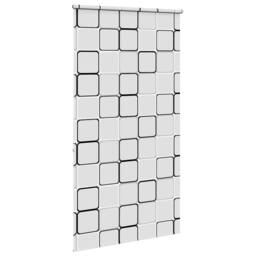 Berkfield Home Shower Roller Blind 130x240 cm Fabric Width 126 cm in White - thumbnail 4
