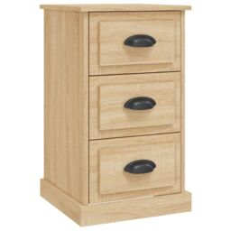 Berkfield Home Bedside Cabinet Sonoma Oak 39x39x67 cm Engineered Wood in Brown - Size: 39 x 39 x 67 cm - thumbnail 2