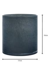 Blomus Saga Lantern Candle Holder Large - Magnet in Dark Grey - thumbnail 2