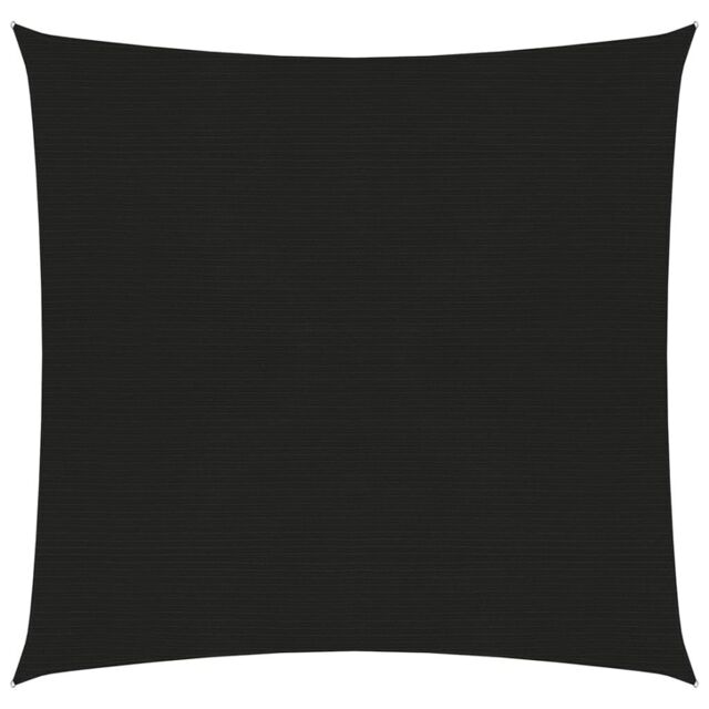 Berkfield Home Sunshade Sail 160 g/m ² Black 5x5 m HDPE - image 1