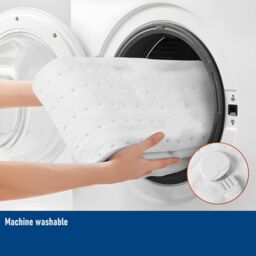 Alecome Electric Heated Under blanket with Single or Dual Controls in White - Size: Double - thumbnail 5