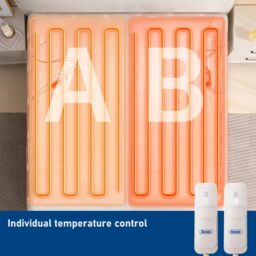 Alecome Electric Heated Under blanket with Single or Dual Controls in White - Size: Double - thumbnail 4