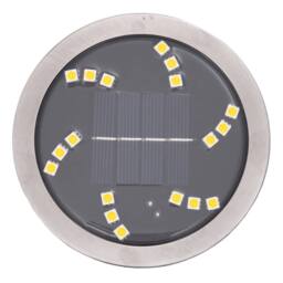 Berkfield Home Solar Ground Lights with Ground Spikes Outdoor 12 pcs Warm White in Black - thumbnail 6