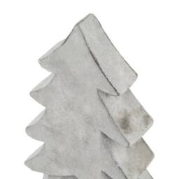 Lemon Pavilion Furniture and Decor Athena Stone Medium Christmas Tree, Ceramic, L6 x W14 x H24 cm, White - thumbnail 2