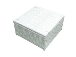 Fimous Rattan Garden Outdoor Furniture Set 8 Seater Rattan Garden Sofa Set with 2 Small Footstool 2 Side Tables Light Grey Mixed - thumbnail 6