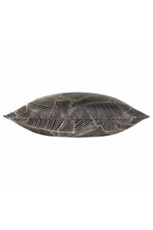 Wylder Tropics Seymour Embroidered Satin Cushion in Black - Size: 50 cm x 50 cm - thumbnail 2