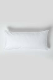 Homescapes Continental Egyptian Cotton Pillowcase 200 TC, 40 x 80 cm in White - thumbnail 1