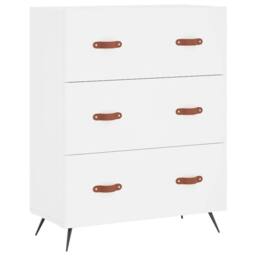 Berkfield Home Highboard White 69.5x34x180 cm Engineered Wood - thumbnail 7