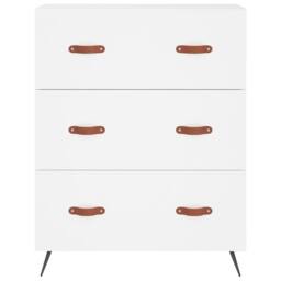Berkfield Home Highboard White 69.5x34x180 cm Engineered Wood - thumbnail 8