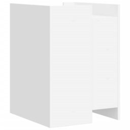 Berkfield Home Bedside Cabinet White 45x50x65 cm Engineered Wood - Size: 45 x 50 x 65 cm - thumbnail 6