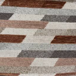 Somnior Deco Arch 2 Seater Sofa Sherpa Columbus Fabric, Made in the UK in Burnt Orange - thumbnail 4