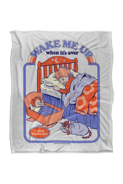 Steven Rhodes Wake Me Up Silky Touch Super Soft Throw Blanket - Size: Small - image 1