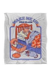 Steven Rhodes Wake Me Up Silky Touch Super Soft Throw Blanket - Size: Small - thumbnail 1