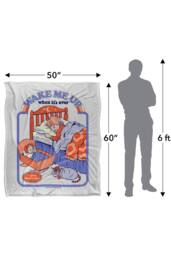 Steven Rhodes Wake Me Up Silky Touch Super Soft Throw Blanket - Size: Small - thumbnail 3