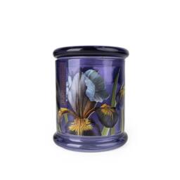 Madison & Mayfair Iris & Tonka Bean Large Lidded Jar Candle in Purple - thumbnail 2