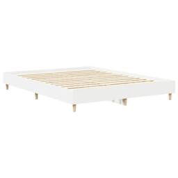Berkfield Home Bed Frame No Mattress White 150x200 cm King Size Engineered Wood - thumbnail 4