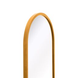 MirrorOutlet Gold Metal Framed Double Arched Wall Mirror (160CM X 55CM) - Size: 1 Pack - thumbnail 4