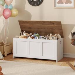 KORVIXA Storage Chest Storage Bench Blanket Storage Box - Size: 100 cm x 100 cm - thumbnail 3