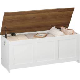 KORVIXA Storage Chest Storage Bench Blanket Storage Box - Size: 100 cm x 100 cm