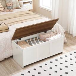 KORVIXA Storage Chest Storage Bench Blanket Storage Box - Size: 100 cm x 100 cm - thumbnail 4