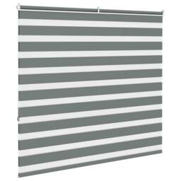 Berkfield Home Elegant Zebra Blind Dark Grey 160x150 cm Fabric Width 155.9 cm Po - thumbnail 4