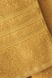 Catherine Lansfield Zero Twist Cotton 6 Piece Towel Bale in Yellow - thumbnail 2