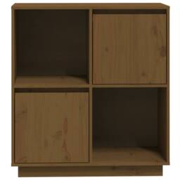 Berkfield Home Sideboard Honey Brown 74x35x80 cm Solid Wood Pine - Size: 74 x 35 x 80 cm - thumbnail 6