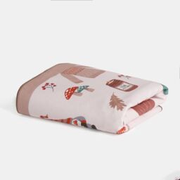 OHS Ultra Soft Gonk Print Quick Dry Hotel Quality Bath Towel in Natural - thumbnail 2