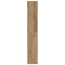 Berkfield Home Durable Bookcase Artisian Oak 72x20x120 cm Engineered Wood in Brown - Size: 72 x 20 x 120 cm - thumbnail 6