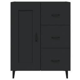 Berkfield Home Sideboard Black 69.5x34x90 cm Engineered Wood - thumbnail 7