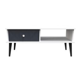 Ready Assembled 2 U Toledo 1 Drawer Coffee Table (Ready Assembled) in Dark Blue - thumbnail 1