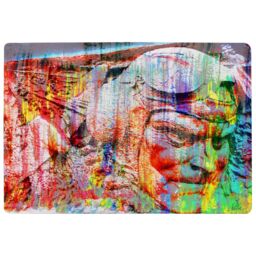 Benjamin Tate Design Battle Of Britain Head Rug in Natural - Size: Large - thumbnail 1