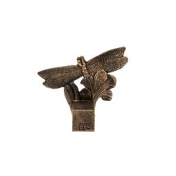 Jardinopia Dragonfly Plant Pot Feet - Set of 3 - L3 x W7.5 x H6.5 cm in Bronze - thumbnail 2