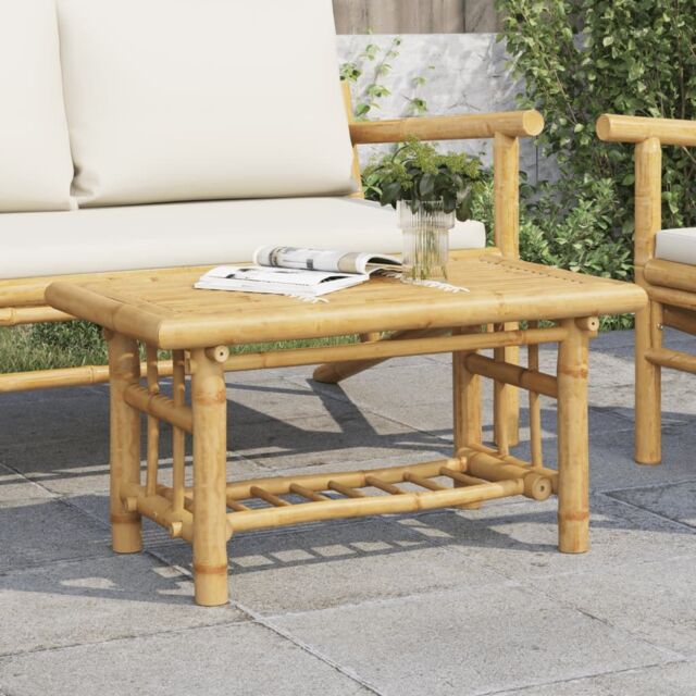 Berkfield Home Coffee Table 70x45x36 cm Bamboo in Brown - Size: 70 x 45 x 36 cm - image 1