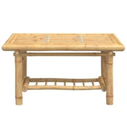 Berkfield Home Coffee Table 70x45x36 cm Bamboo in Brown - Size: 70 x 45 x 36 cm - thumbnail 3