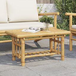 Berkfield Home Coffee Table 70x45x36 cm Bamboo in Brown - Size: 70 x 45 x 36 cm - thumbnail 1