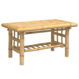 Berkfield Home Coffee Table 70x45x36 cm Bamboo in Brown - Size: 70 x 45 x 36 cm - thumbnail 5