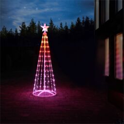 Xmas Haus 1.5M RGB 202 Led Tree with remote & app control in White - Size: 1 Pack - thumbnail 3