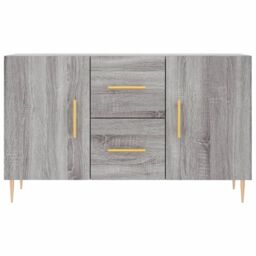 Berkfield Home Sideboard Grey Sonoma 100x36x60 cm Engineered Wood - Size: 100 x 36 x 60 cm - thumbnail 6
