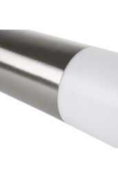 CGC Lighting 'Aster' Stainless Steel Outdoor Angled Wall Light in Metallic Silver - thumbnail 4