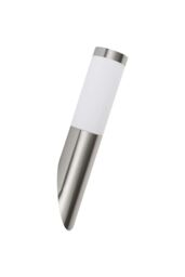 CGC Lighting 'Aster' Stainless Steel Outdoor Angled Wall Light in Metallic Silver - thumbnail 2