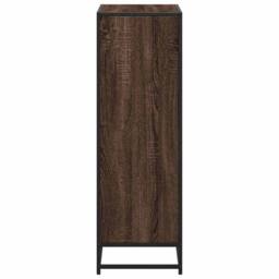 Berkfield Home Book Cabinet Brown Oak 60x35x107.5 cm Engineered Wood - thumbnail 5