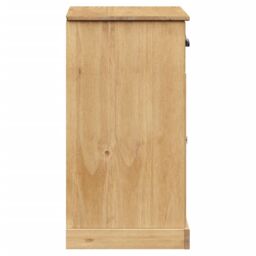 Berkfield Home Sideboard with Drawers VIGO 78x40x75 cm Solid Wood Pine in Brown - Size: 78 x 40 x 75 cm - thumbnail 6