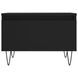 Berkfield Home Modern Coffee Tables 2 pcs Black 50x46x35 cm Engineered Wood - Size: 50 x 46 x 35 cm - thumbnail 6