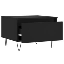 Berkfield Home Modern Coffee Tables 2 pcs Black 50x46x35 cm Engineered Wood - Size: 50 x 46 x 35 cm - thumbnail 7