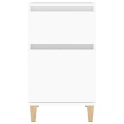 Berkfield Home Bedside Cabinets 2 pcs White 40x35x70 cm - Size: 40 x 35 x 70 cm - thumbnail 6