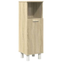 Berkfield Home 3 Piece Bathroom Furniture set Sonoma Oak Engineered Wood in Brown - thumbnail 6