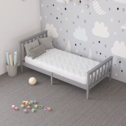 Aspire Kids Ortho Spring & Foam Mattress with OEKO-TEX fabric in White - Size: Small Double - thumbnail 1