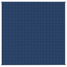 Berkfield Home Weighted Blanket Blue 200x200 cm 9 kg Fabric - thumbnail 3